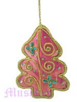 Tree shaped Christmas hanging - click here for large view